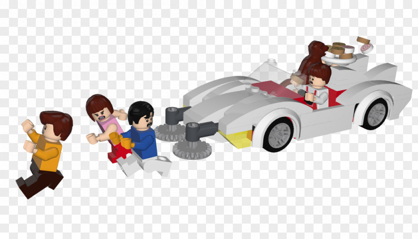 Speed Racer Model Car Lego Mach Five PNG