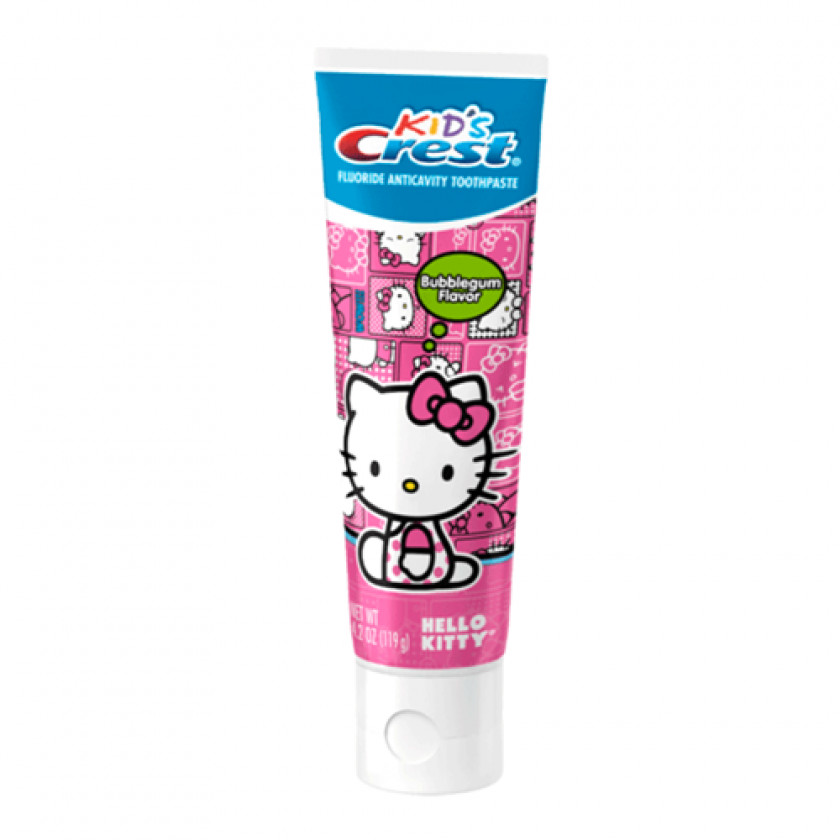 Toothpaste Chewing Gum Mouthwash Hello Kitty Crest PNG