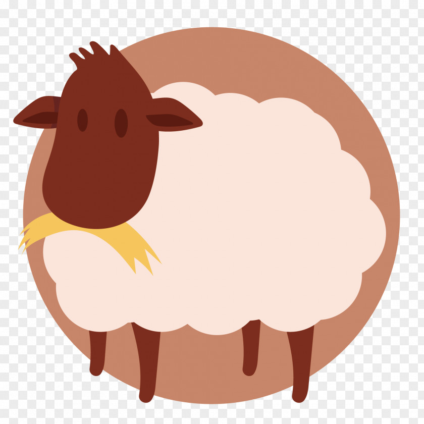 Vector Cartoon Goat Sheep Livestock PNG