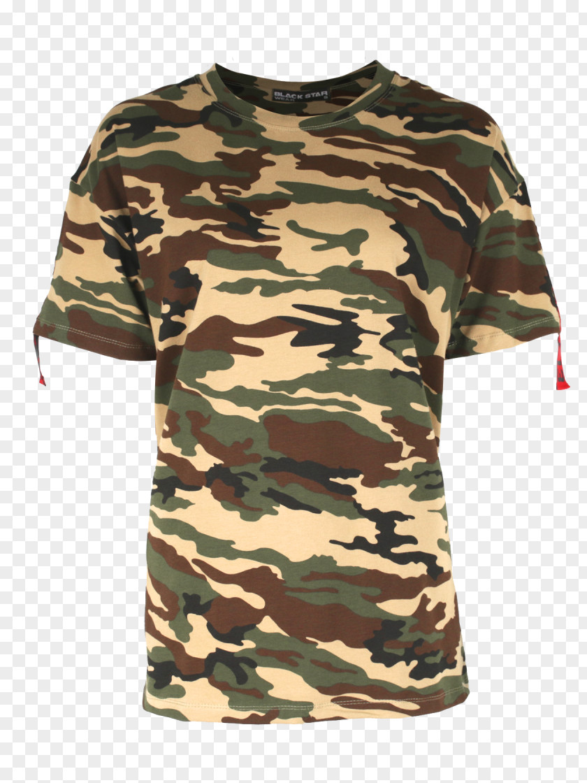 Camo T-shirt Military Camouflage Textile Decal PNG