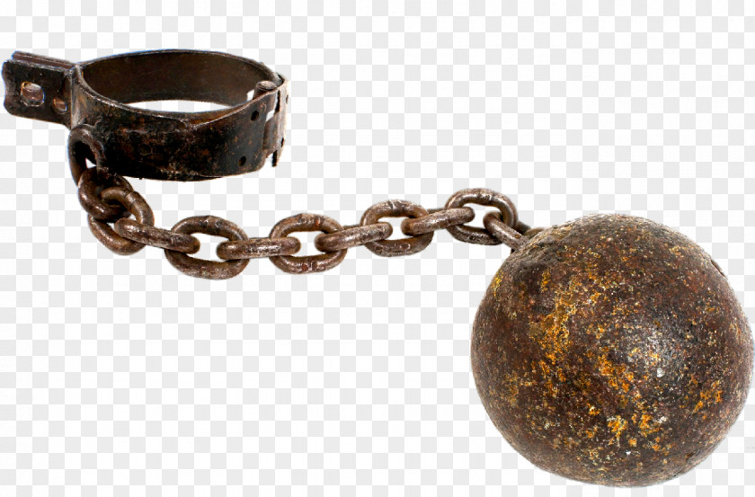 Chain Shackle Ball And Clip Art PNG