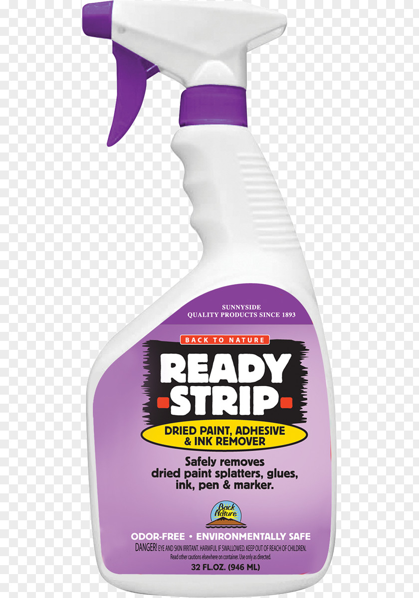 Ink Stains Dryer Household Cleaning Supply Product Back To Nature Ready-Strip Plus Paint & Varnish Remover Purple PNG