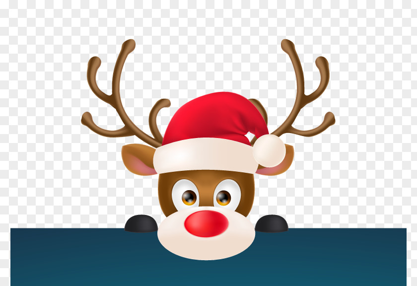 Reindeer Santa Claus Christmas Clip Art PNG