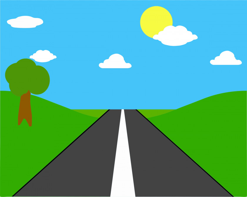 Road Highway Clip Art PNG