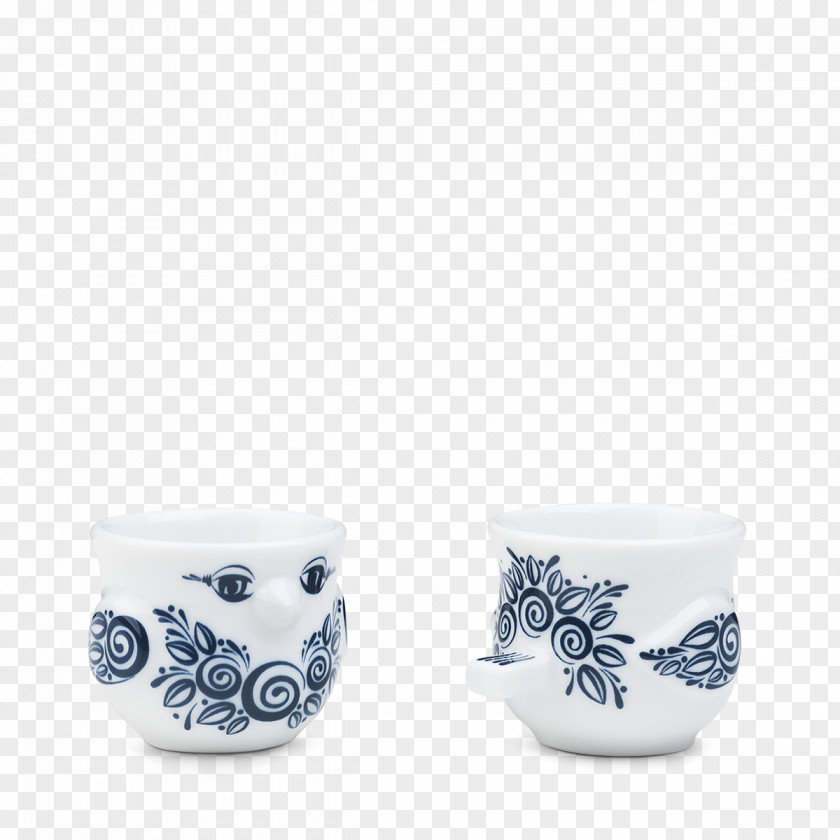 Bird Ring Egg Cups Blue Porcelain Ceramic Vase PNG
