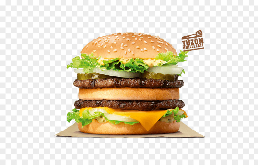 Burger King Big Whopper Hamburger Cheeseburger PNG