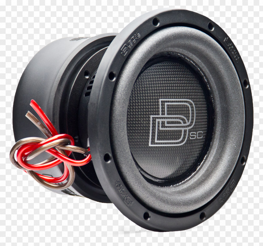 CARBON FIBRE Subwoofer Car Loudspeaker PNG