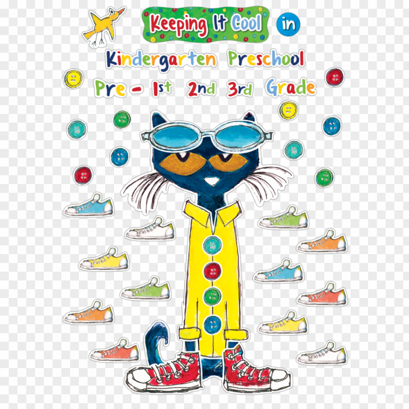 Cat Pete The Keeping It Cool Bbs Bulletin Boards Edupress Were Rocking In Our Learning Shoes Cat: I Love My White PNG
