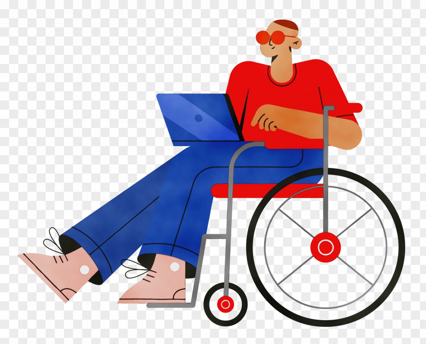 Chair Wheelchair Sitting Cartoon Angle PNG