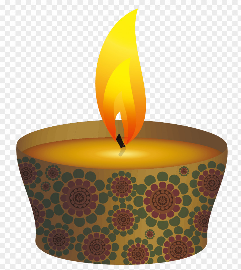 Creative Candle Retro PNG