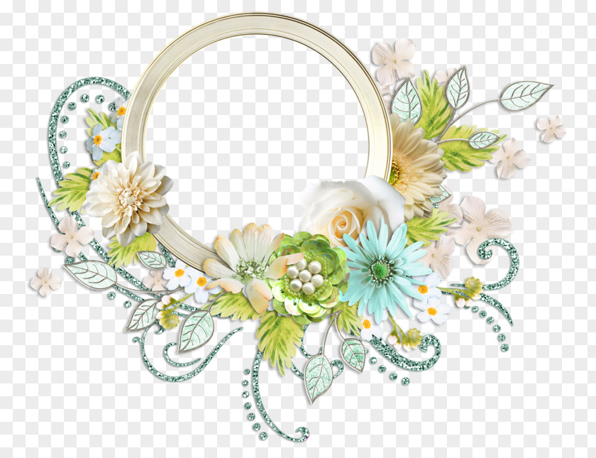 Dekoratif Floral Design Clip Art PNG