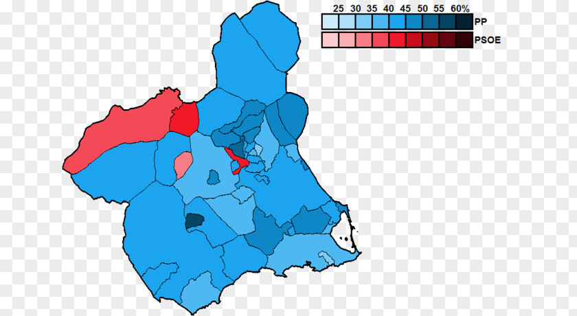 Murcian Regional Election, 1995 Cartagena Electoral District Spanish General 2016 PNG