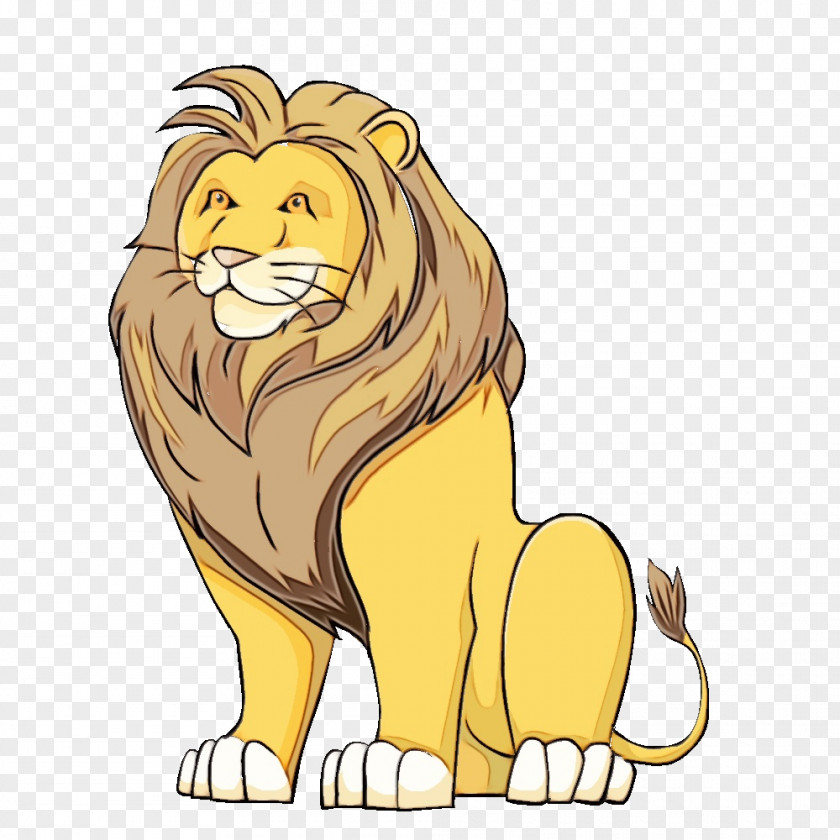 Roar Wildlife Lion Cartoon Animal Figure PNG