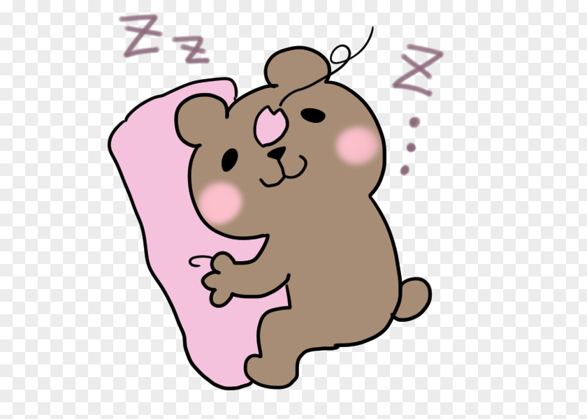 Bear Divorce Rodent Pajamas Clip Art PNG