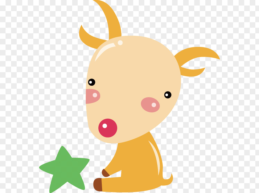 Cartoon Goat Capricornus Constellation Aries PNG