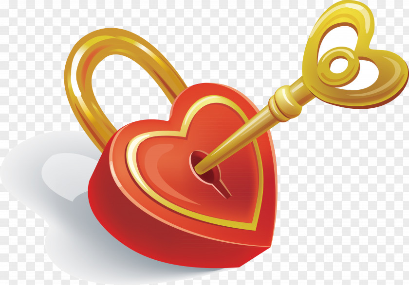 Key Decoration Material Heart Icon PNG