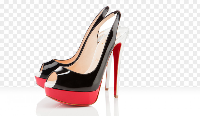Louboutin Slingback Court Shoe Peep-toe High-heeled Footwear PNG