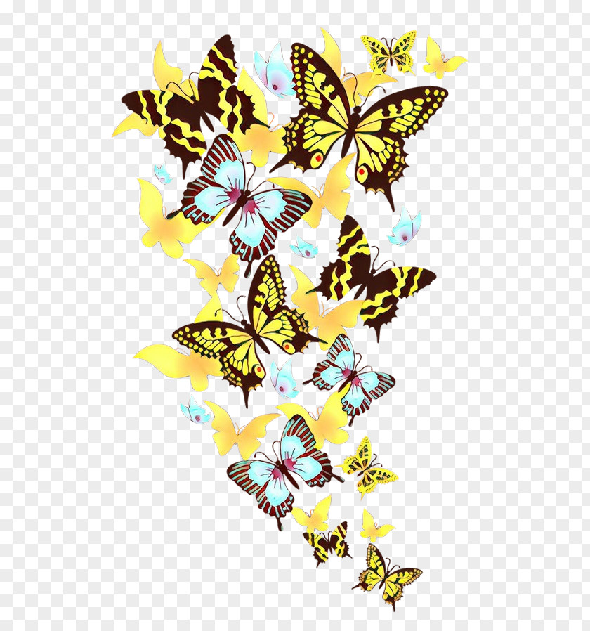Monarch Butterfly Brush-footed Butterflies Insect Clip Art Illustration PNG