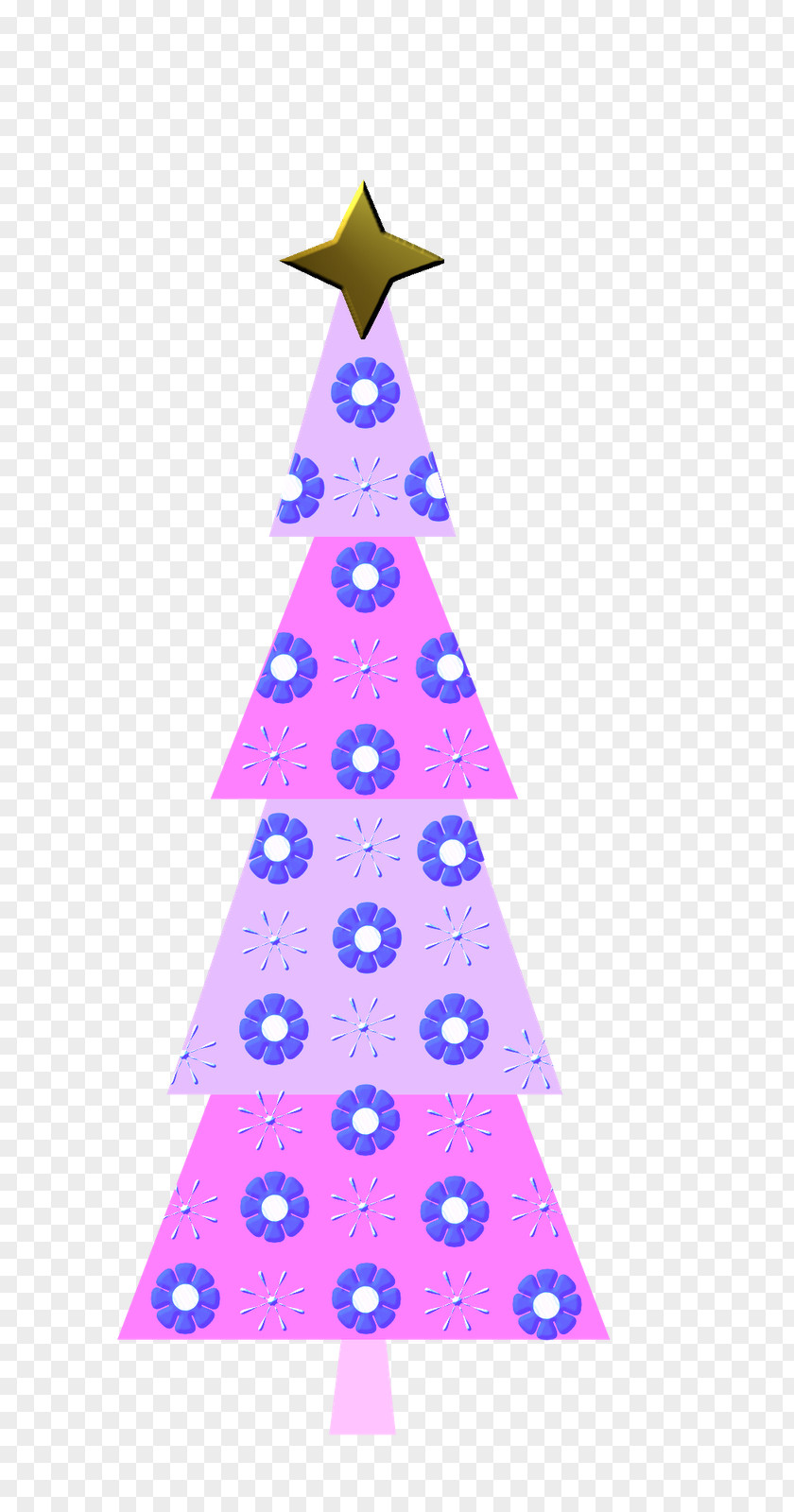 Pretty Christmas Tree Shape Ornament Line Fir PNG