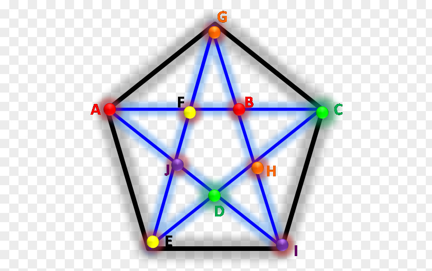 Golden Pentagon Triangle Isosceles Bisection PNG