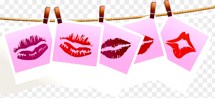 Lipstick Photo Valentines Day Heart International Kissing Wallpaper PNG