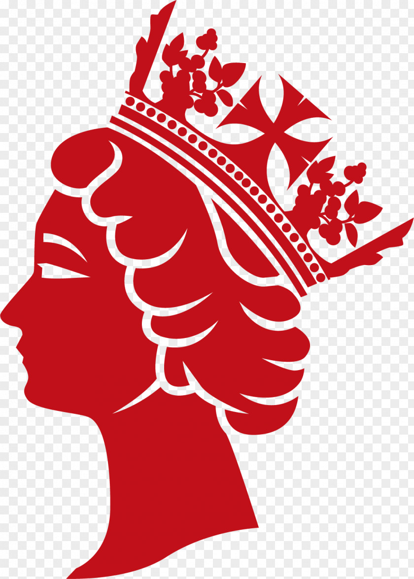 Red Queen British Royal Family Icon PNG