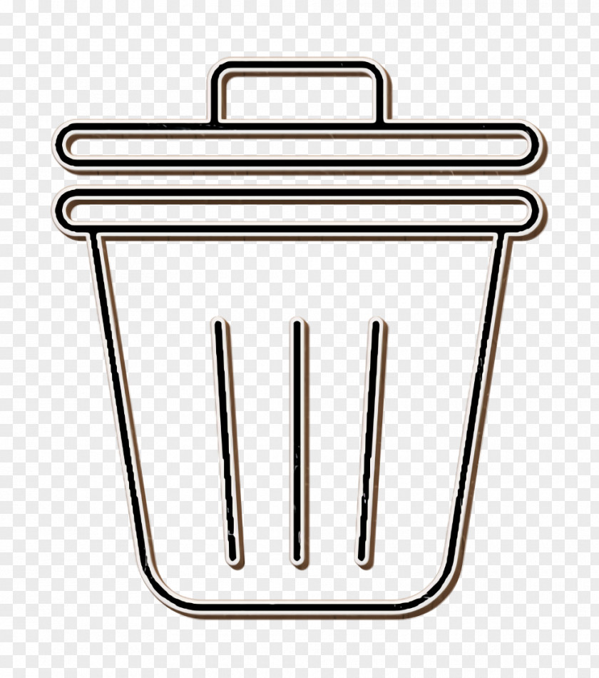 Trash Icon Bin Cleaning PNG
