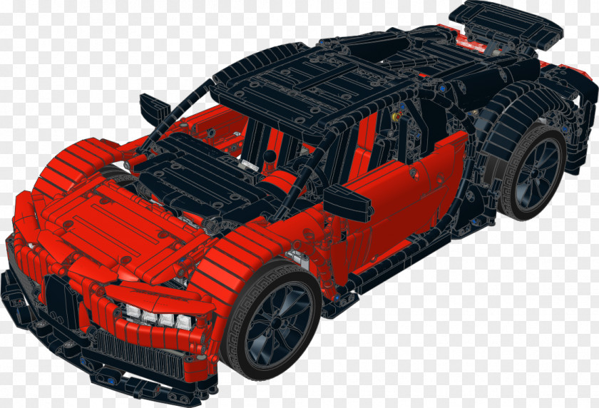 Car Bugatti Chiron 18/3 Wheel LEGO PNG