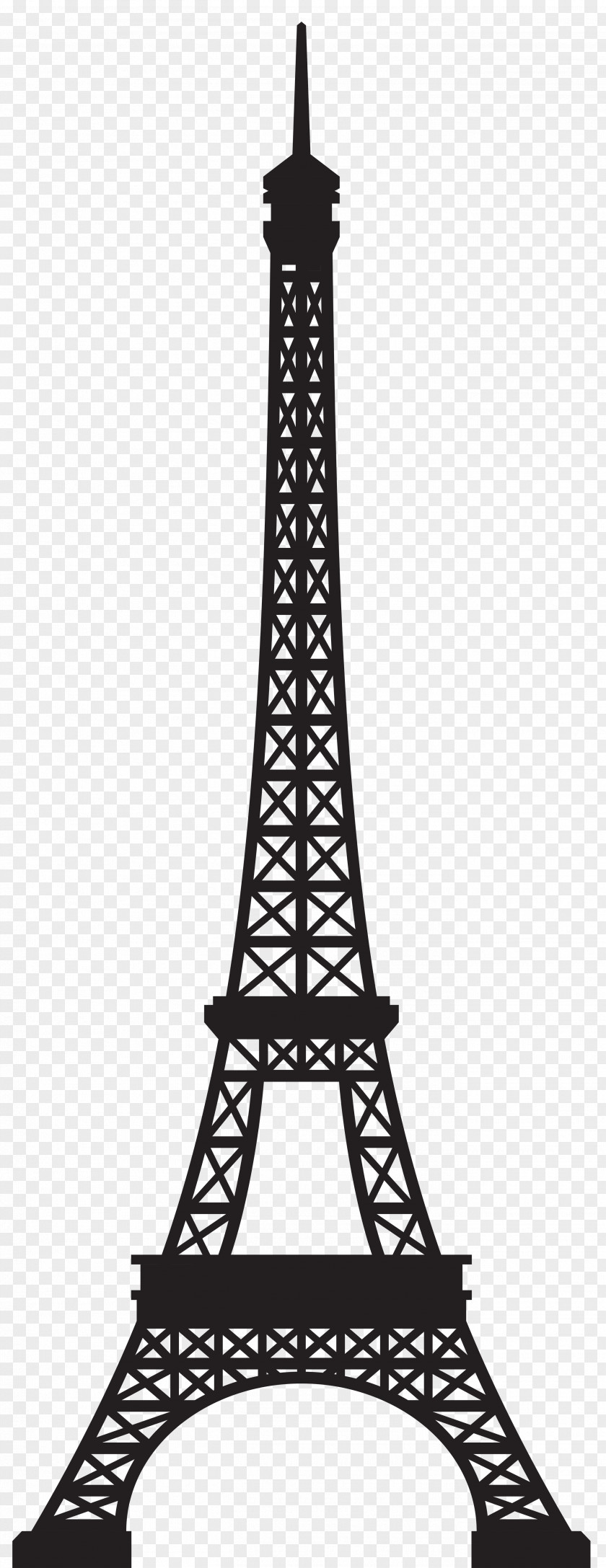 Eiffel Tower Silhouette Clip Art Image Landmark PNG