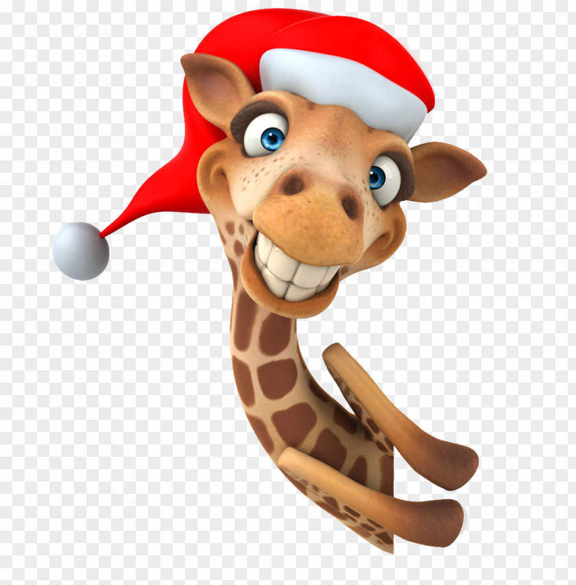 Giraffe With A Hat Stock Photography Cartoon Illustration PNG