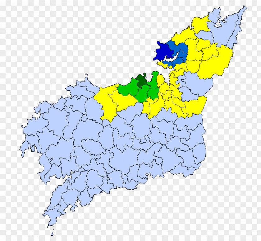 Map A Coruña Province Of Ourense Pontevedra Mesía Triacastela PNG