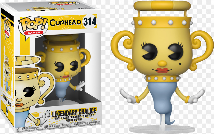 Cuphead Funko Legendary Collectable Designer Toy PNG