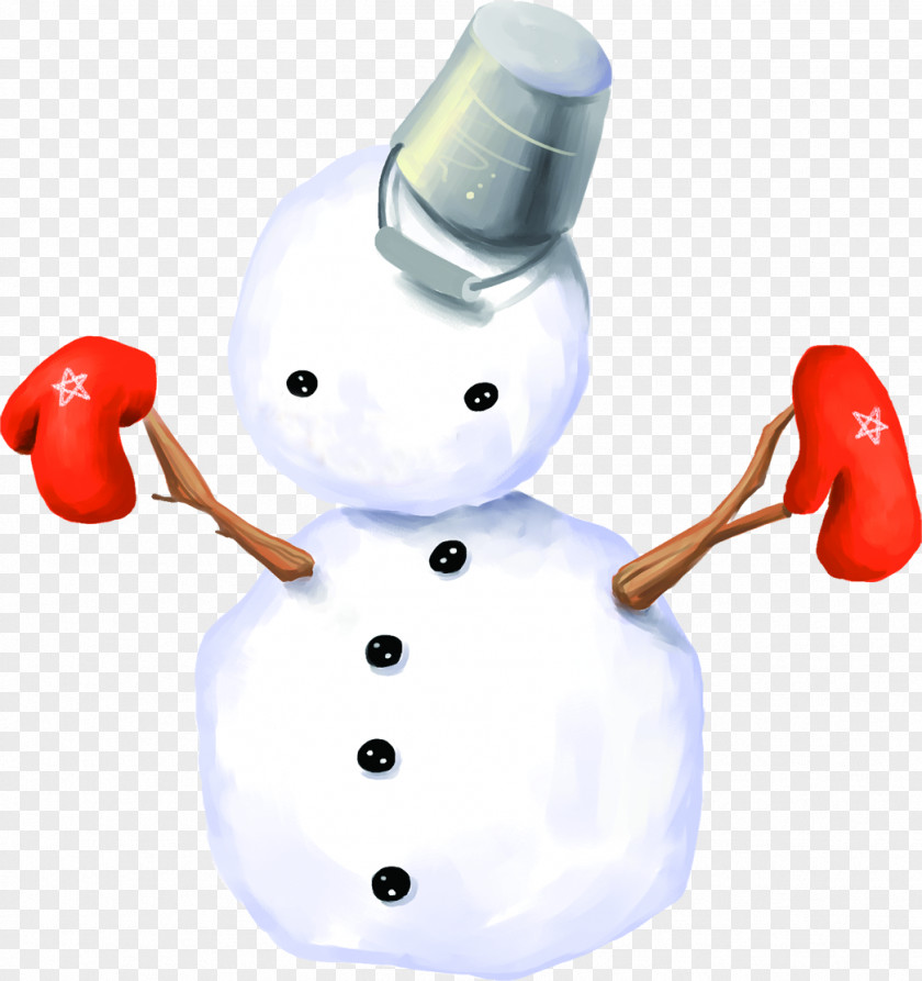 Cute Winter Snowman PNG
