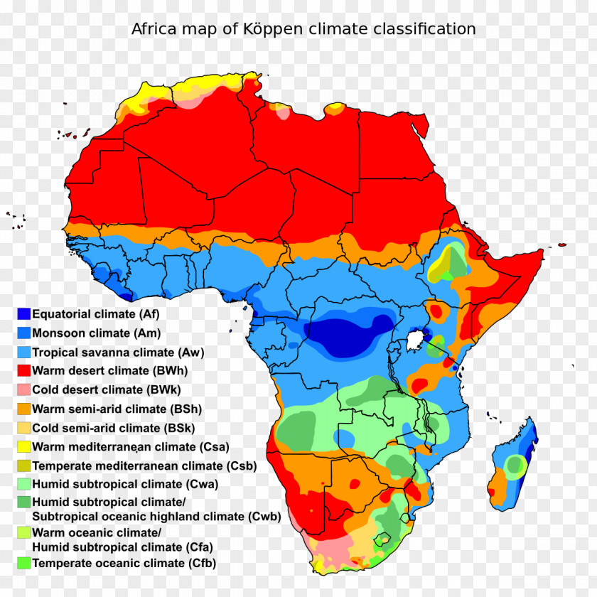 Desert Sub-Saharan Africa Climate Of Köppen Classification PNG
