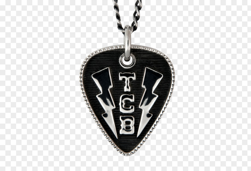 Guitar Skull Locket TCB Band Logo Charms & Pendants PNG