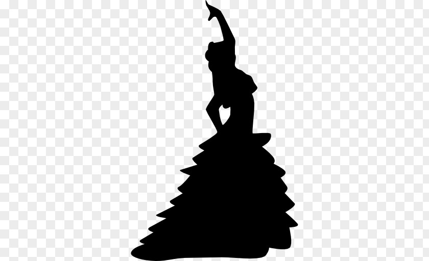 Posture Silhouette Flamenco Ballroom Dance PNG