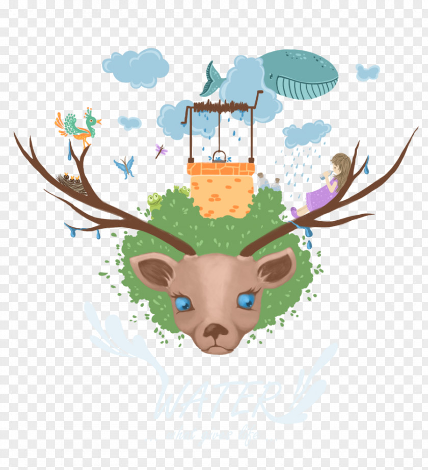 Reindeer Art Raffle Game PNG