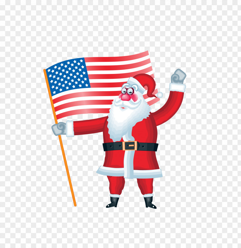 Vector Red British Flag Old Man Of The United States Illustration PNG