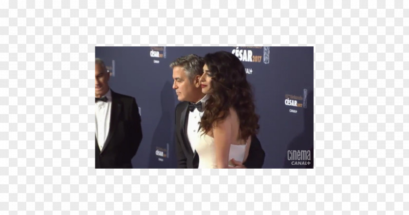 George Clooney Shoulder Video Neck Black Hair Communication PNG