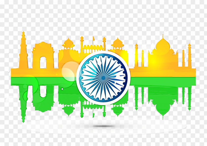 Logo Flag India Independence Day PNG