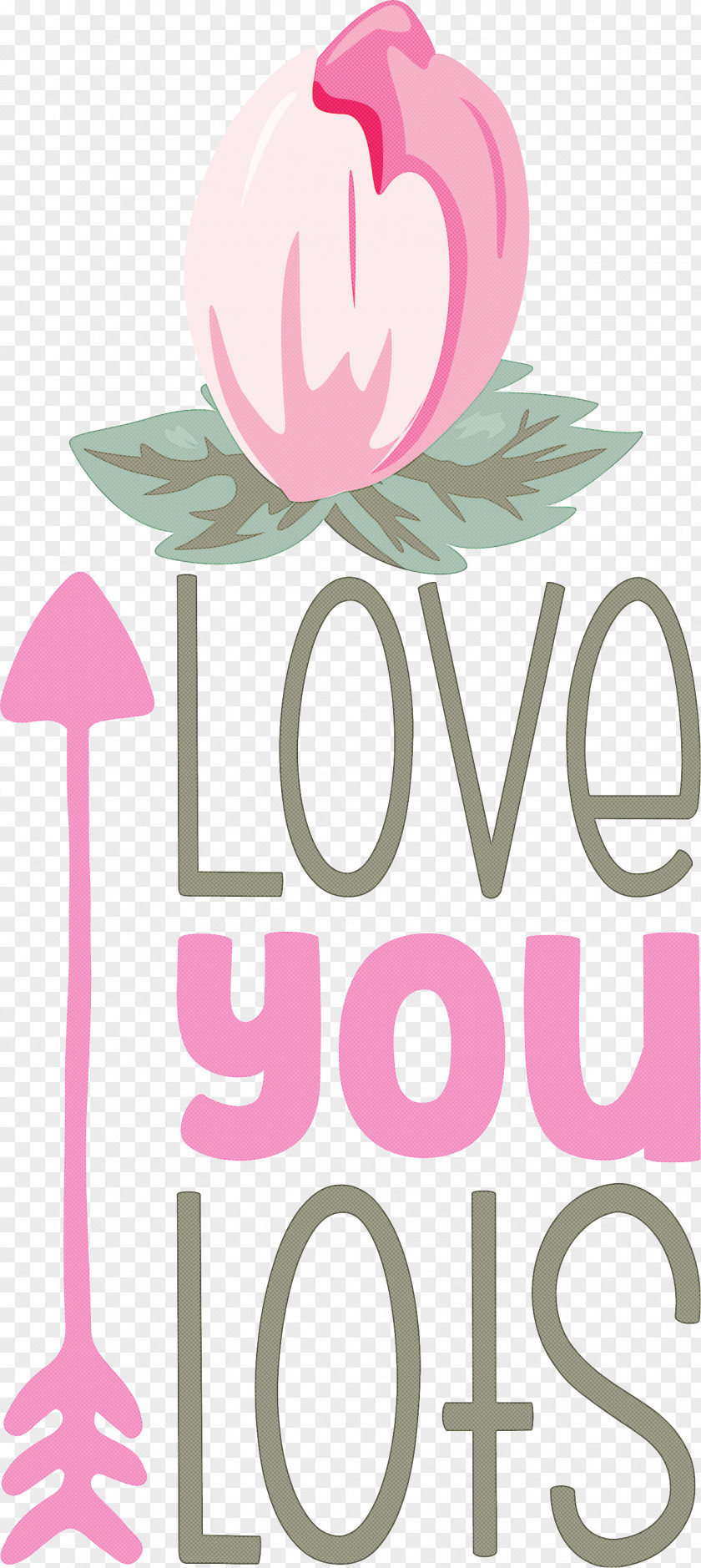 Love You Lots Valentines Day Valentine PNG