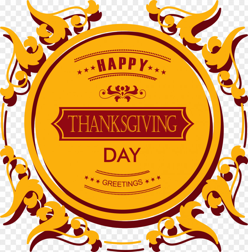 Thanksgiving Ring Pattern Motif Clip Art PNG