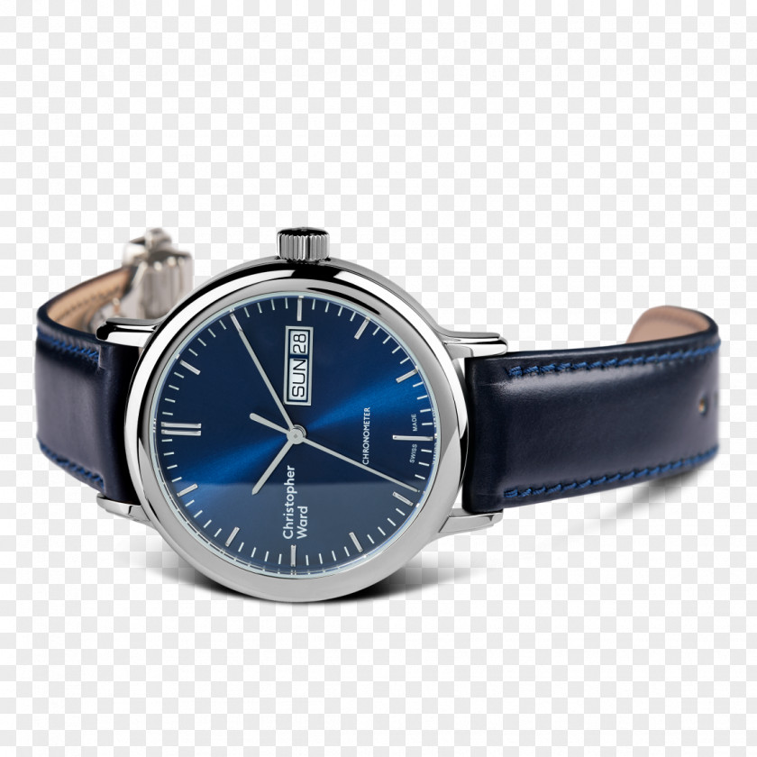 Watch Chronometer Shell Cordovan Christopher Ward Strap PNG