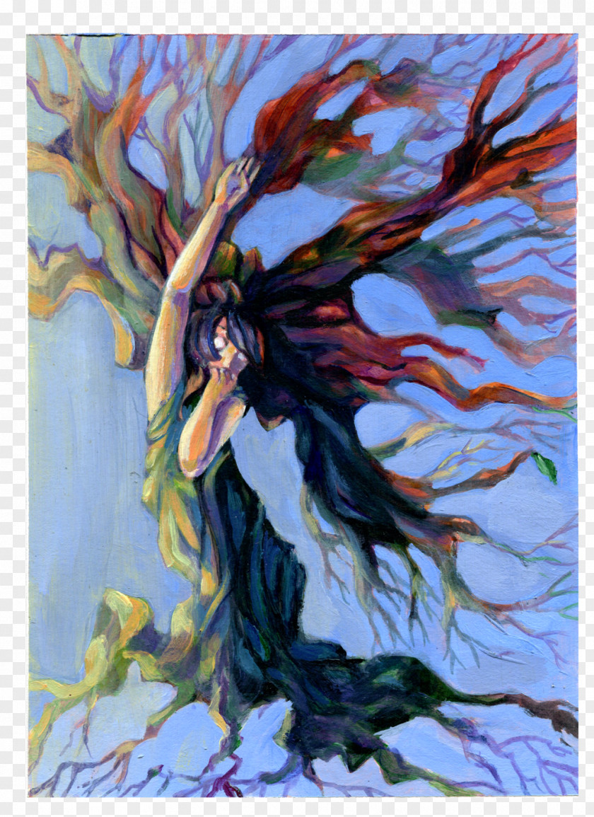 Watercolor Lady Painting Fairy Acrylic Paint PNG