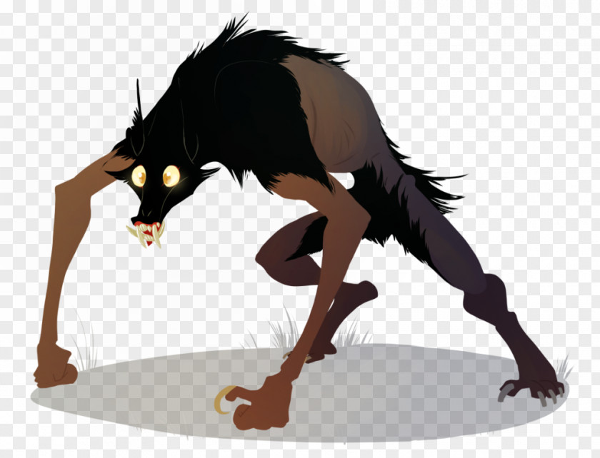 Werewolf Gray Wolf Legendary Creature Monster Drawing PNG