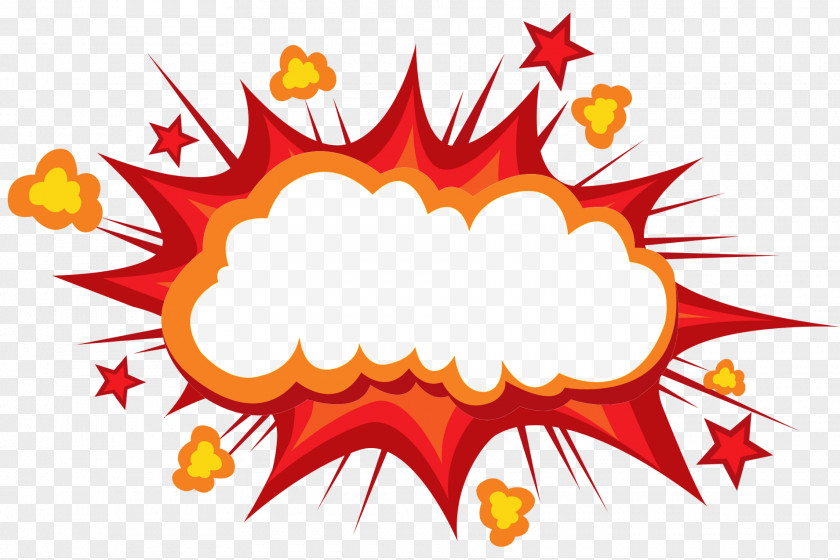 Explode The Mushroom Cloud To Avoid Translucent Box Cartoon Explosion Comics Comic Book PNG
