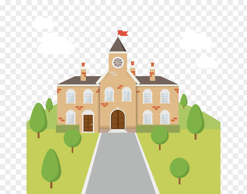 FIG Vector Castle Cartoon Building PNG