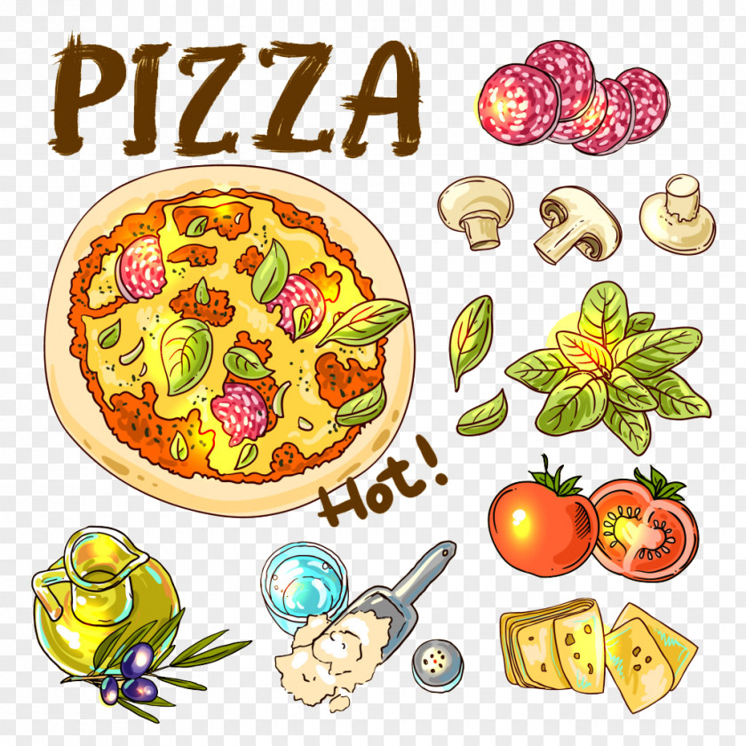 Pizza Production Italian Cuisine Fast Food Tomato PNG