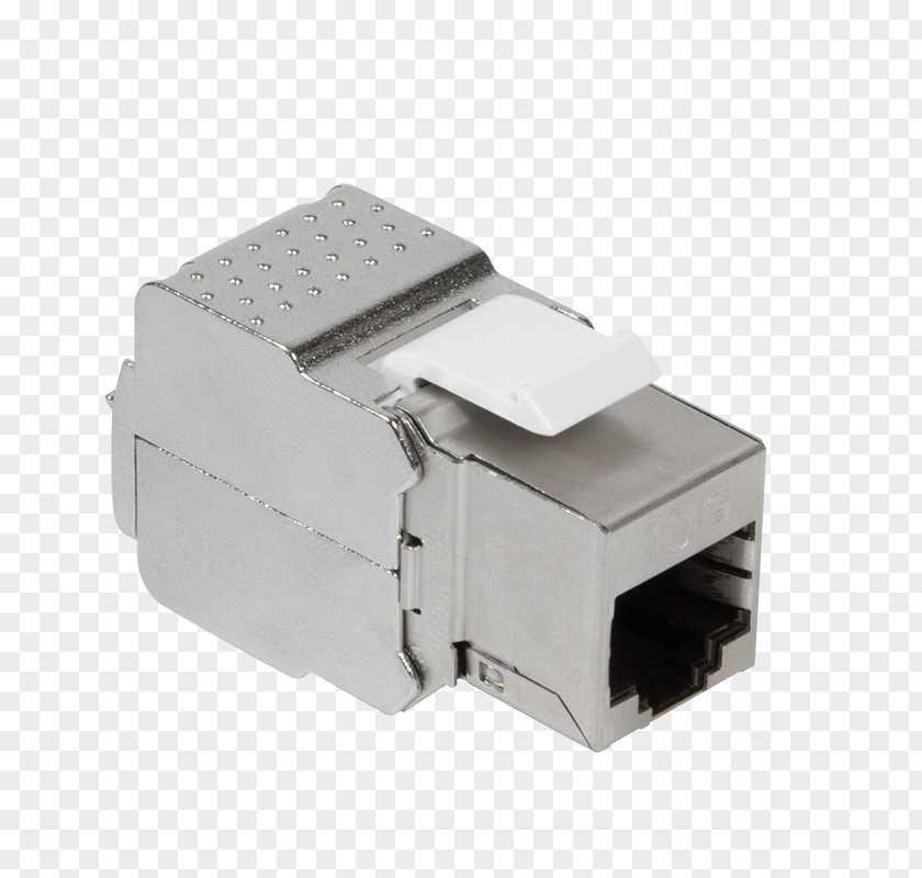Tiaeia568a Adapter Electrical Connector Keystone Module Câble Catégorie 6a Twisted Pair PNG