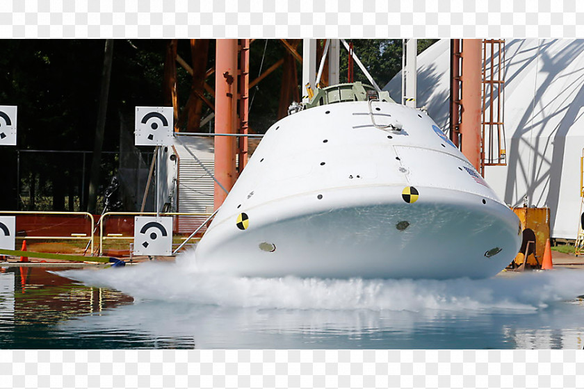 Deep Space Orion Splashdown NASA Human Mission To Mars Spacecraft PNG